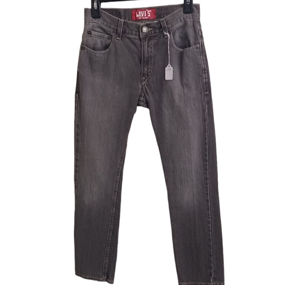 633820...Levi's 511 Skinny Jeans Size 14 Reg, W26, 26" Inseam 8 1/2" Rise - Picture 1 of 5